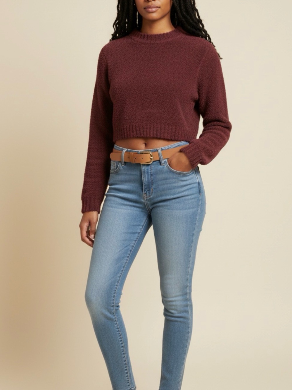 NWT Nike Sportswear Phoenix Cozy Sweater Bouclé Women's Tight Top, Sz: S